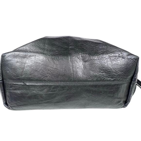 Joelle Hawkens Victory Folder Shoulder Bag Purse Black Leather Convertible - Picture 6 of 15